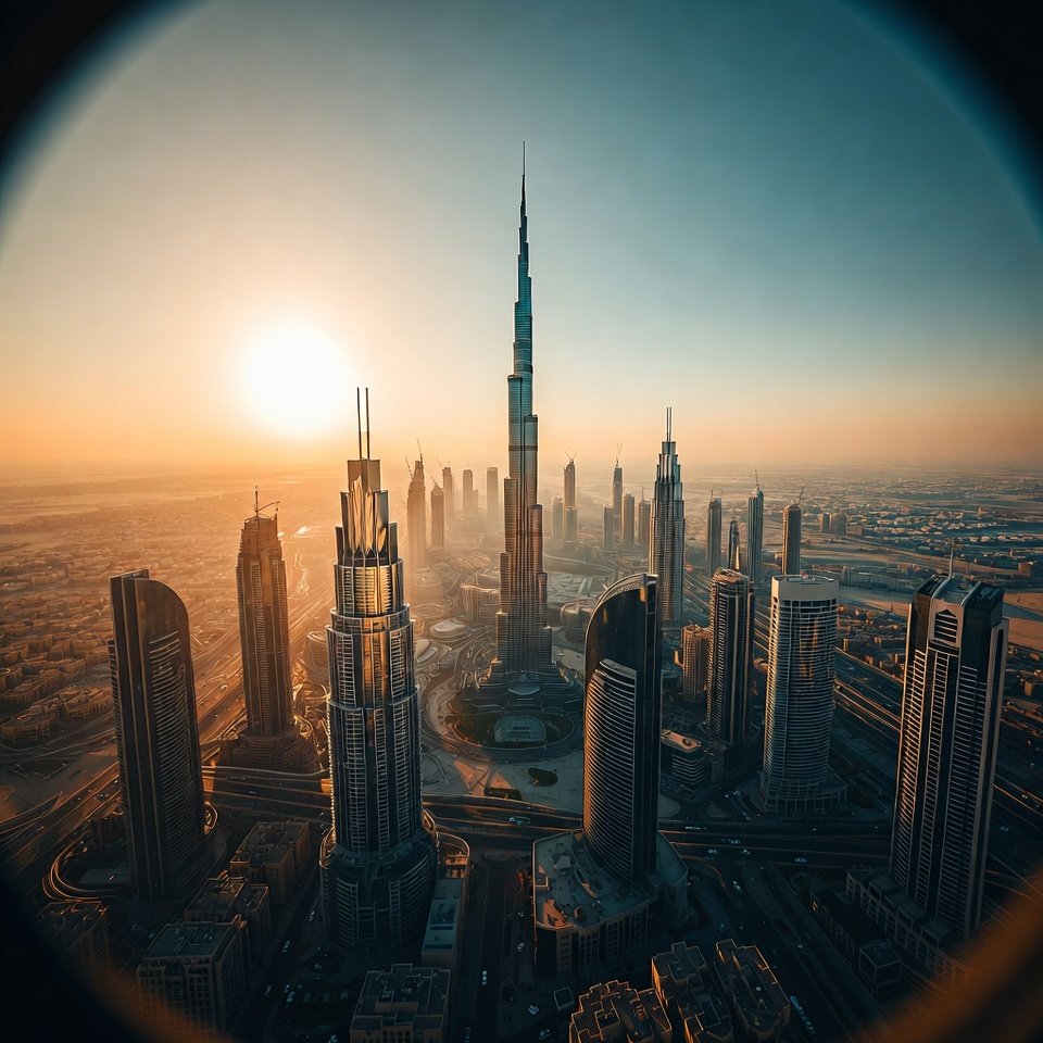 Dubai skyline representing SEO growth and digital dominance in the UAE market